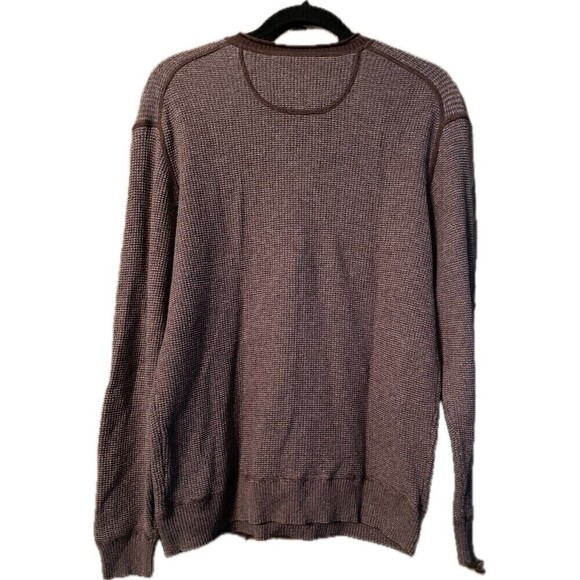 Tommy Bahama Sz L Maroon V Neck Sweater Pullover Style Long Sleeve - Picture 5 of 5